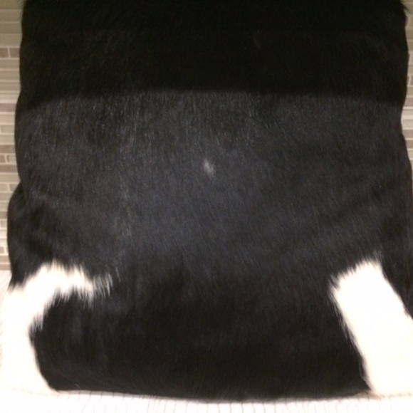 ❤️*COACH Cow Hide Pillow Cover and insert Pillow*Vintage Never Used - Picture 4 of 11